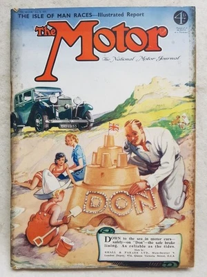 THE MOTOR MAGAZINE 18 JUL 1933?1647 ISLE OF MAN RACES ILLUSTRATED REPORT - Image 1 of 4
