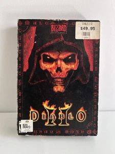 Diablo II (Blizzard, 2000) COMPLETE 3 CD-ROM BIG BOX PC GAME WITH MANUAL - Picture 1 of 10