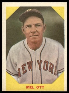 1960 Fleer Baseball Greats #36 Mel Ott New York Giants ottimo 52289 - Foto 1 di 2