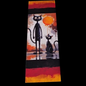 Midnight Cat Duo Lesezeichen - Bild 1 von 2