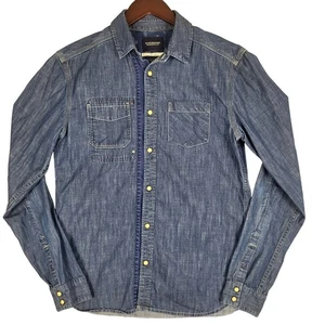 Camisa vaquera Scotch & Soda Mr. azul para hombre manga larga mediana abotonada - Imagen 1 de 10