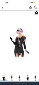 LEG AVENUE - Foxtrot Flirt Adult 2 Pc Halloween Costume Large NWT - Picture 1 of 6