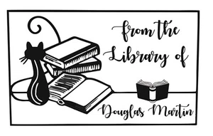 Custom From the Library of Self ink open book stamp - Trodat 4926-Custom stamp - Picture 1 of 2