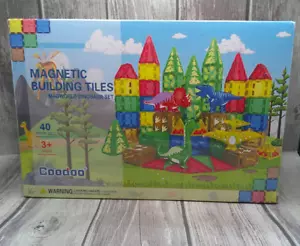 Magnetic Building Tiles Magworld Dinosaur Set - NIB - Picture 1 of 4