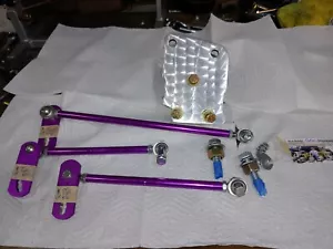Mr Gasket Lighting rods,Heim joint w/Billet Levers,shift kits,trans brkt extra. - Picture 1 of 10