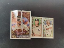 2023 Topps Allen & Ginter Aaron Judge Jose Ramirez Mini Card SP With Ripped Card