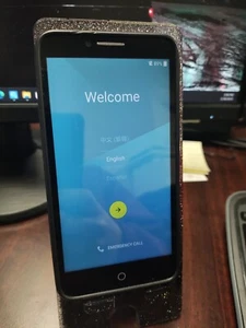 Alcatel OneTouch Fierce XL 16GB Silver 5054N (MetroPCS) Android Smartphone - Picture 1 of 6