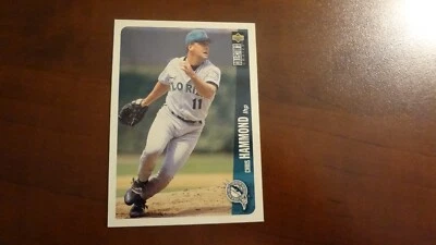 1996 UPPER DECK COLLECTOR'S CHOICE # 153 CHRIS HAMMOND  BASEBALL CARD - Image 1 of 2