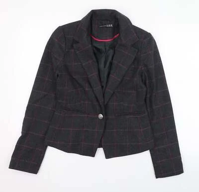Atmosphere Womens Green Check Jacket Blazer Size 6 - Image 1 of 4