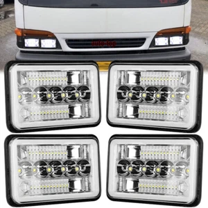4PCS For Isuzu NQR NPR NPR-HD 4x6'' LED Headlights Hi/Lo Beam DRL Headlamp Bulbs - Bild 1 von 10
