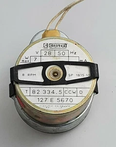 CROUZET 28V 8RPM GEARED MOTOR 7W 8233.5 COUNTER CLOCKWISE  - Picture 1 of 4