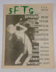 Punk Zine Fanzine SFTG #5 1986 Zine Misfits Faith No More 80s - Picture 1 of 10