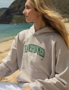 Hoodie Transformed Grau Unisex - Bild 1 von 11