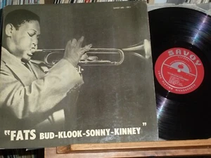 FATS NAVARRO Bud Klook Sonny Kinney SAVOY '62 press vinyl LP Kenny Dorham RVG NM - Picture 1 of 5