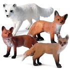 Wild Animals Lifelike Fox Model Foxes Family Figurine Lifelike Wildlife