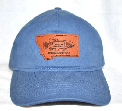 *MONTANA TROUTFITTERS* Bozeman Montana Pesca con mosca Gorra de pelota *OURAY 51448-9* Foto 1 de 3