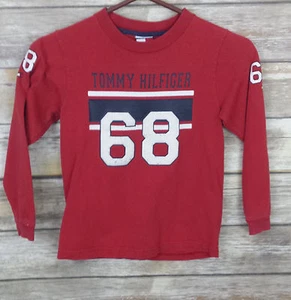 Tommy Hilfiger Años 90 TOMMY JEANS Manga Larga Deletrear 68 Jersey Camisa Talla Juvenil 6 - Imagen 1 de 5
