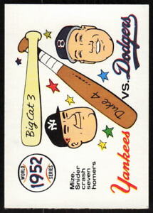 1970  Fleer World Series  #49 1952 - Yankees vs. Dodgers - Mize / Snider