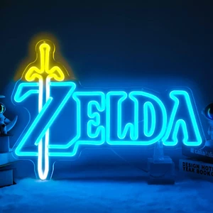 Letrero de neón LOZ para juegos letreros de neón para pared regulable letrero de luz LED decoración de sala de juegos - Imagen 1 de 7