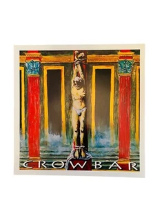 Álbum de póster Crowbar original 1993 promoción póster plano doble cara 12x12 - Imagen 1 de 6