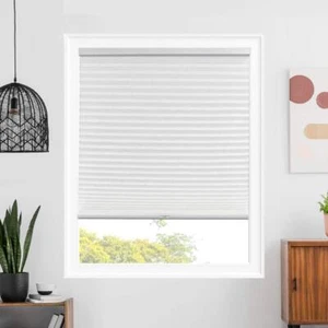 Chicology Cellular Shades 29.5"x 64" Light Filtering Polyster Cordless Snowfall - Picture 1 of 7