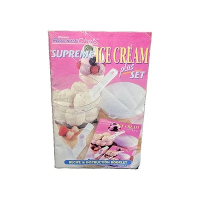Rocket Chef Supreme Ice Cream Recipe Instruction Booklet ONLY  - Bild 1 von 4