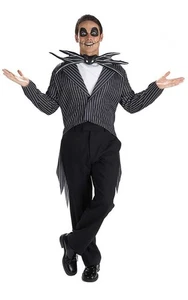<p>LICENSED JACK SKELLINGTON NIGHTMARE BEFORE CHRISTMAS HALLOWEEN COSTUME</p> - Picture 1 of 2