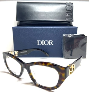 NEW CHRISTIAN DIOR 30MontagneO B1I 2000 HAVANA GOLD AUTHENTIC EYEGLASSES 54-17 - Picture 1 of 6
