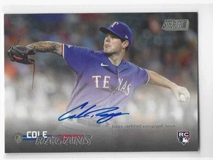 2023 COLE RAGANS Rookie Autograph Topps Stadium Club #SCBA-CRS Rangers - Picture 1 of 2