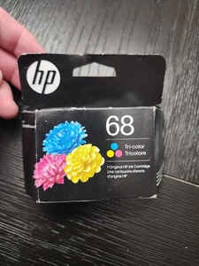 HP 7FP20TN 68 Tri-Color Ink Cartridge New In Box - Picture 1 of 3