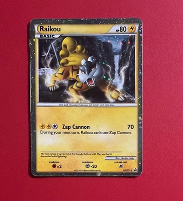2010 Pokemon TCG Raikou HGSS19 -PLD- HGSS Black Star Promos - Image 1 of 2