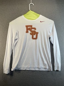 FSU Nike Dri Fit T-shirt uomo grande manica lunga logo Seminoles - Foto 1 di 6