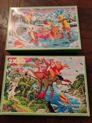2 Puzzle Clementoni Winnie the Pooh Vintage - Immagine 1 di 4