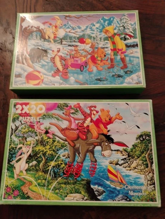 2 Puzzle Clementoni Winnie the Pooh Vintage - Immagine 1 di 4