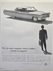 Anuncio impreso vintage de inversión inteligente de autos de flota de Cadillac Business Company 1963 - Imagen 1 de 5
