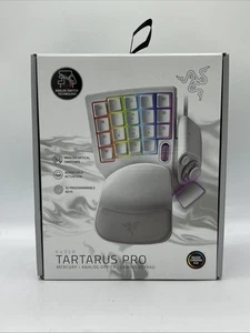 Nuevo Razer Tartarus Pro Mercury Blanco Teclado Izquierdo 20 Interruptor Analógico Sellado - Imagen 1 de 4