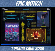 Topps Disney Epic 2023 Digital card ralph breaks internet scrapbook motion