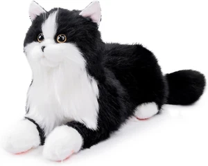 Stuffed Animals Handmade Realistic Cat Plush Toy Companion Pet for Elderly Adult - Picture 1 of 9