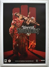 Unreal Tournament RARE PC 42cm x 59cm Promotional Poster