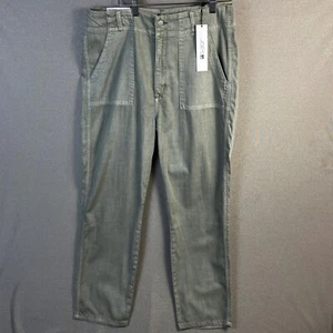Joe's Jeans Women's 30 The Honor High Rise Vintage Straight Green Sage NWT - Picture 1 of 19