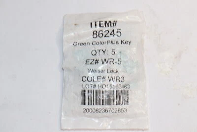 (5-Pk) Hillman Key Blank Brass Nickel 86245  - Image 1 of 3