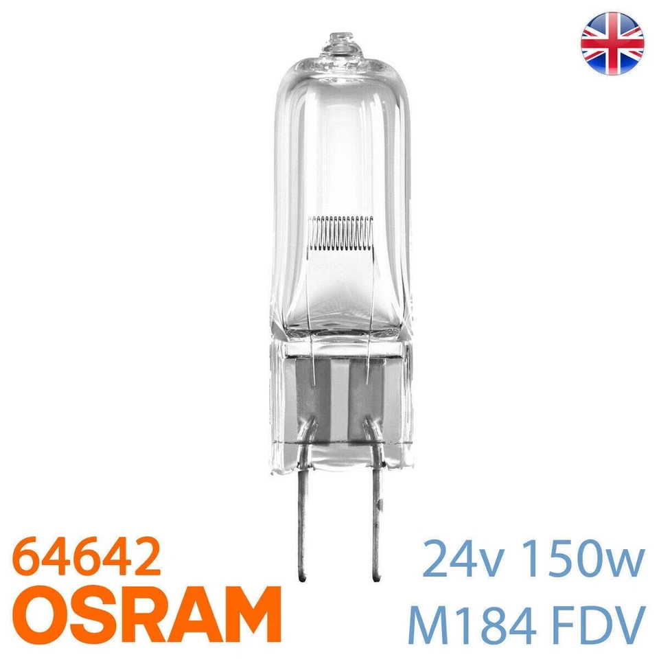 M184 24V 150W G6.35 FDV XENOPHOT 64642 Disco Projector Bulb Lamp - Image 1 of 4