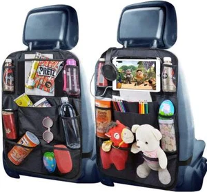 Multi-Pockets Front-Back Seat Car Organizer/Storage with Touch Screen Tablet Hol - Picture 1 of 5