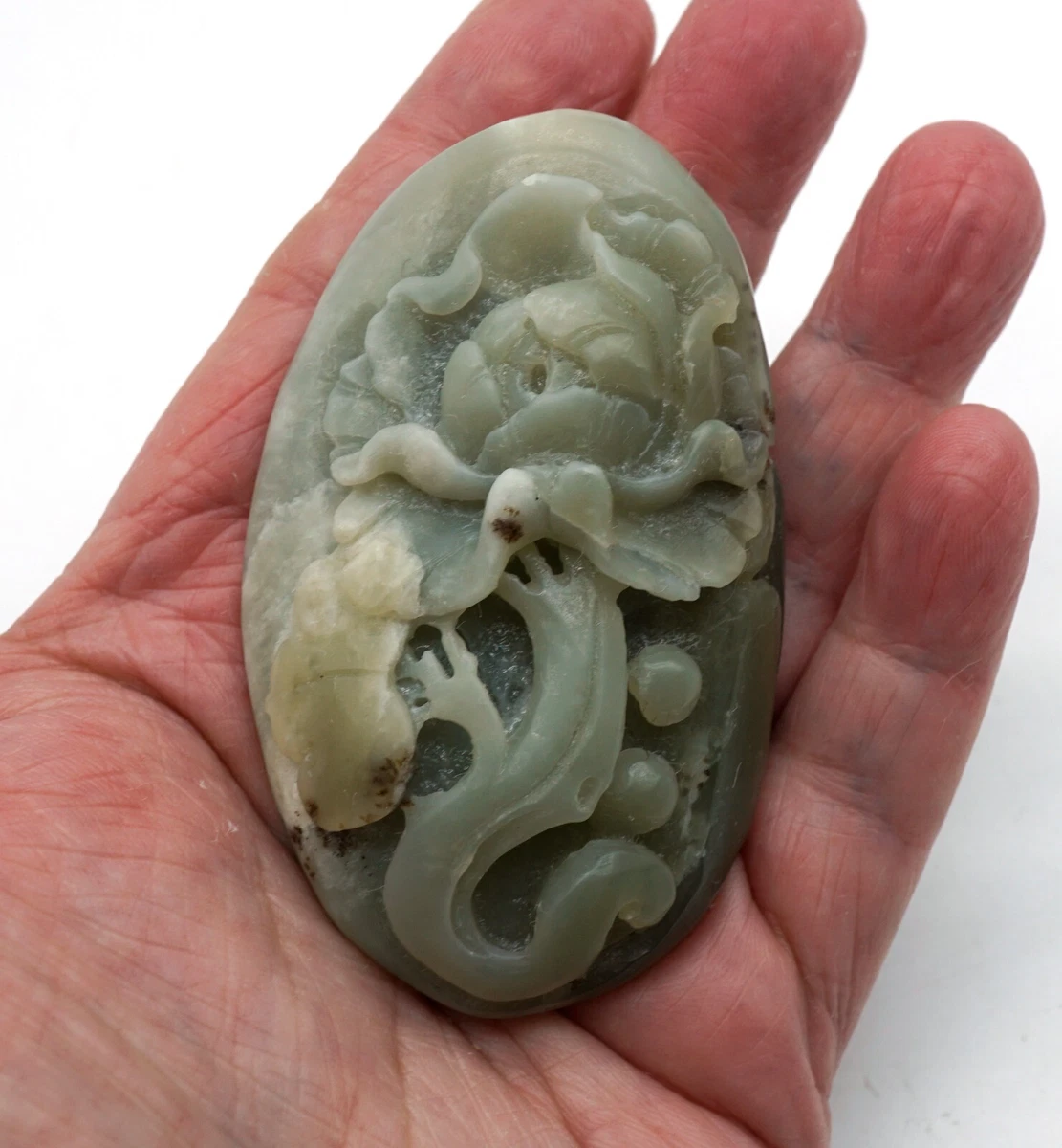 复古原始玉石古董中国雕塑、雕像| eBay