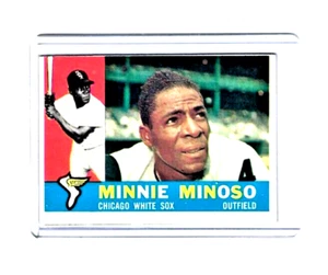 1960 Topps Minnie Minoso #365 Medias Blancas de Chicago ¡Salón de la Fama! - Imagen 1 de 2