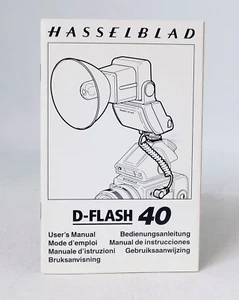 Hasselblad D-Flash 40 D Flash Instruction Manual Medium Format Film 1996 - Picture 1 of 1