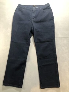 Lee Classic Fit Jeans Women Size 12 Short Dark Wash Casual - Picture 1 of 7