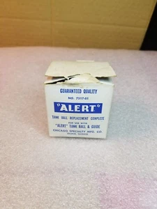 Vintage ALERT Toilettentank Kugel #7517-01 Karton Neu aus altem Lagerbestand - Bild 1 von 2
