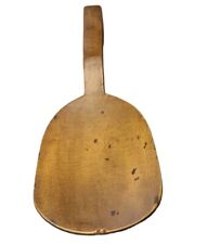 Antique Primitive Rustic Wooden Scoop Butter Dough Paddle Spoon Apprxmt 10" long