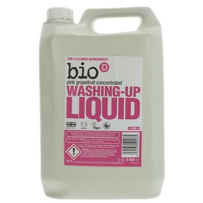 Bio-d Washing Up Liqud Grapefruit Scent Chlorine Free FSC Certified 5L • 15.46£